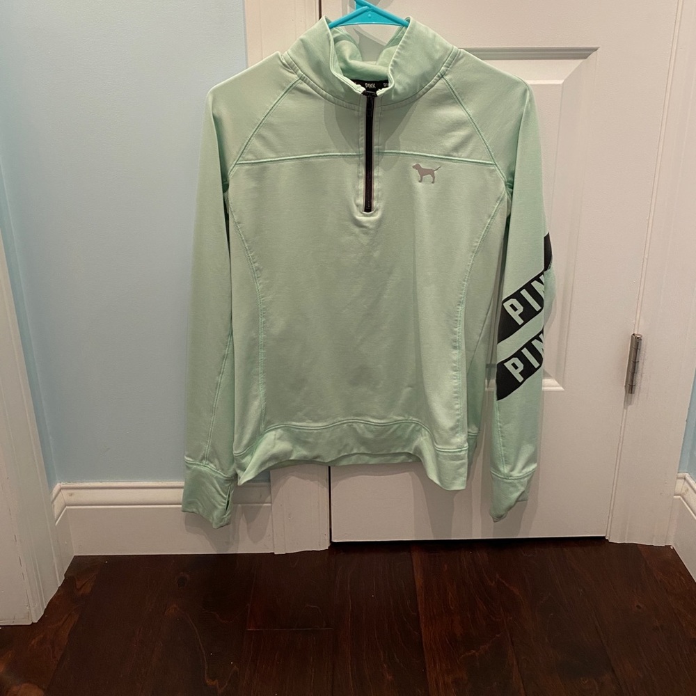 Mint VS pink pullover